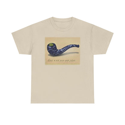 This is not a pipe, in the style of "La Trahison des Images" Marijuana T-Shirt | Ceci n'est pas une pipe art print