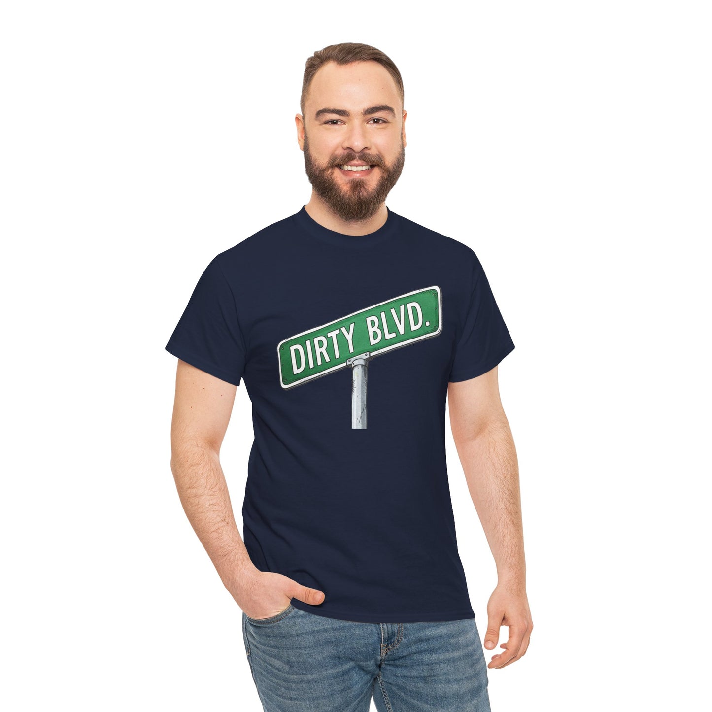 Dirty Blvd. Street Sign Tee | Vintage Urban Graphic Tee