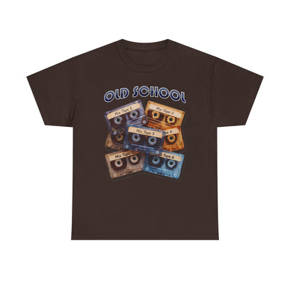 Old School Cassette Mix Tape Tee | Retro Music Vintage Audio Design