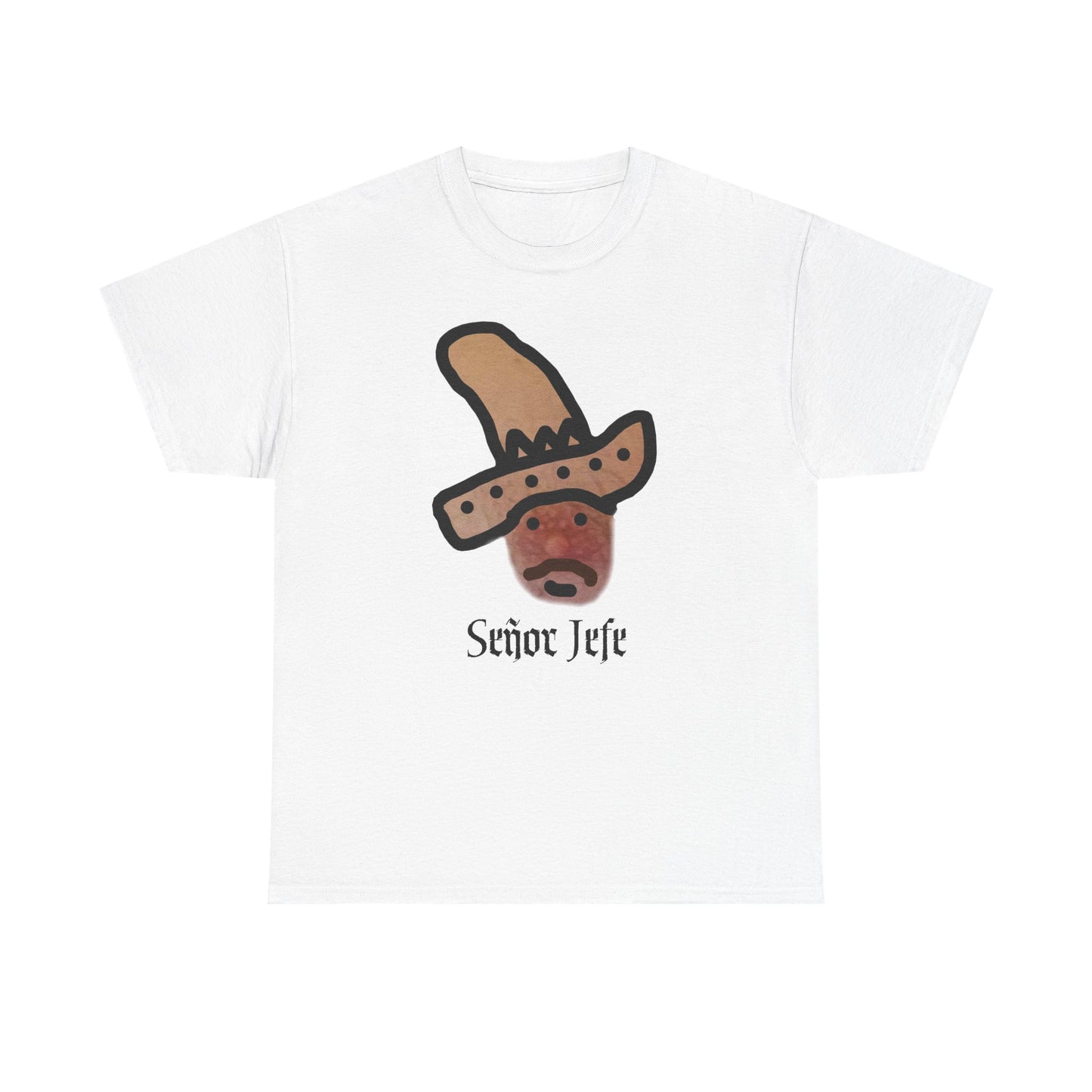 Señor Jefe Nipple sombrero logo Tee | Please buy me!