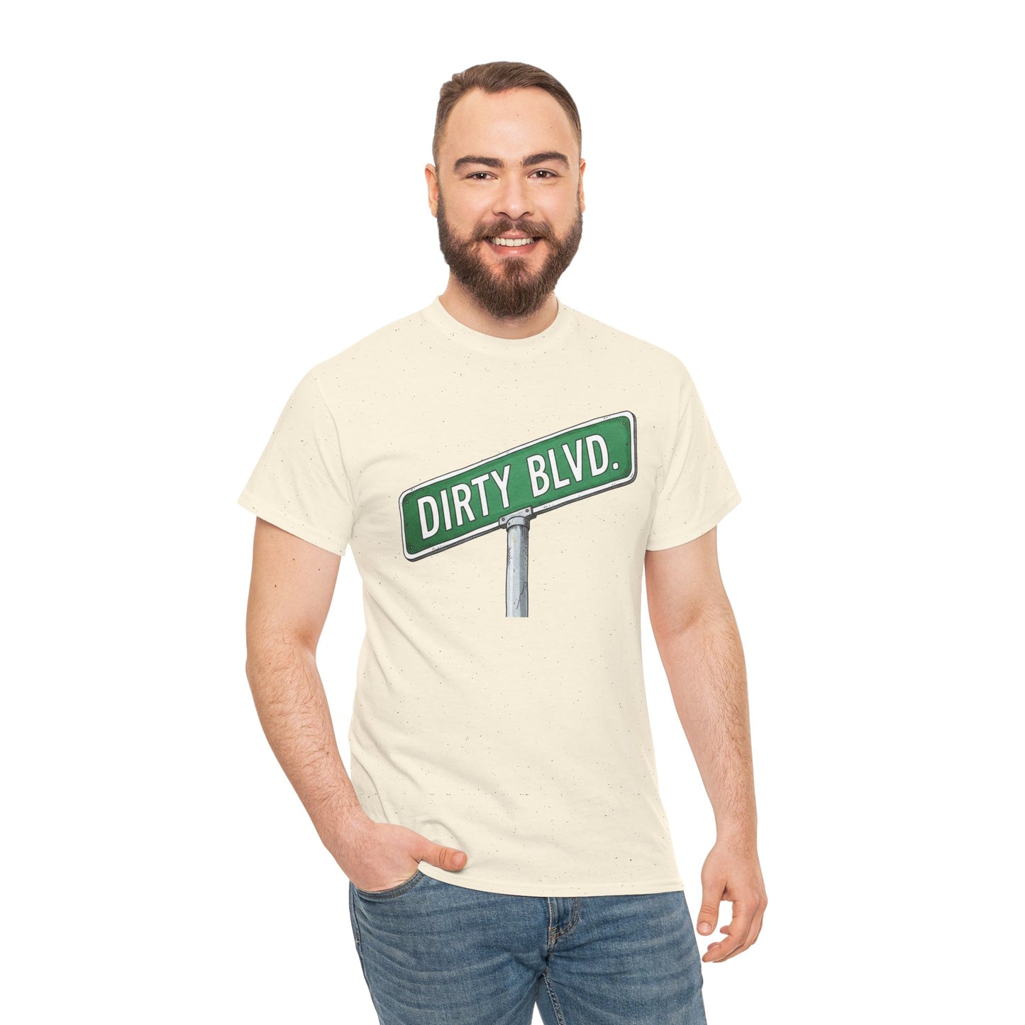 Dirty Blvd. Street Sign Tee | Vintage Urban Graphic Tee
