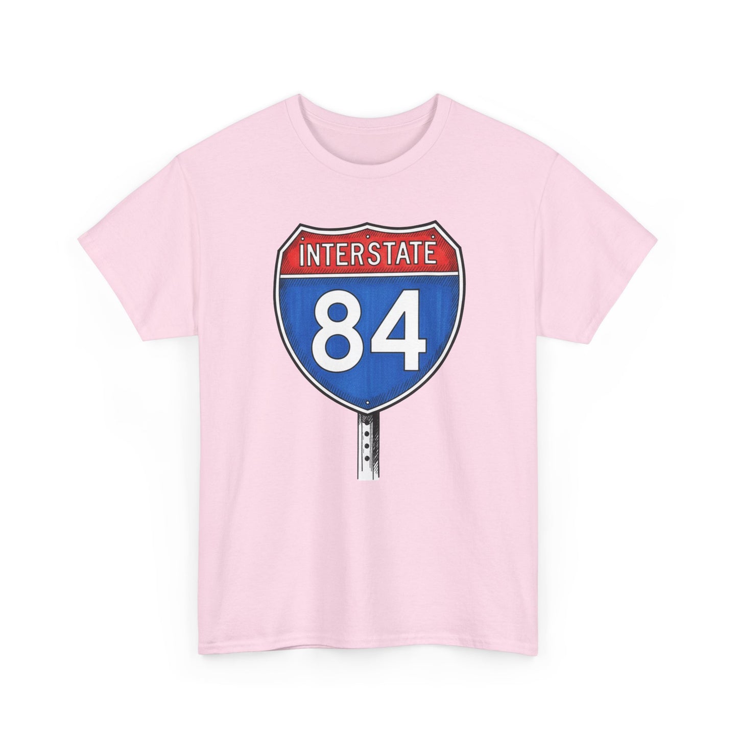 Interstate 84 Sign Tee | Vintage Urban Graphic I84 T-shirt
