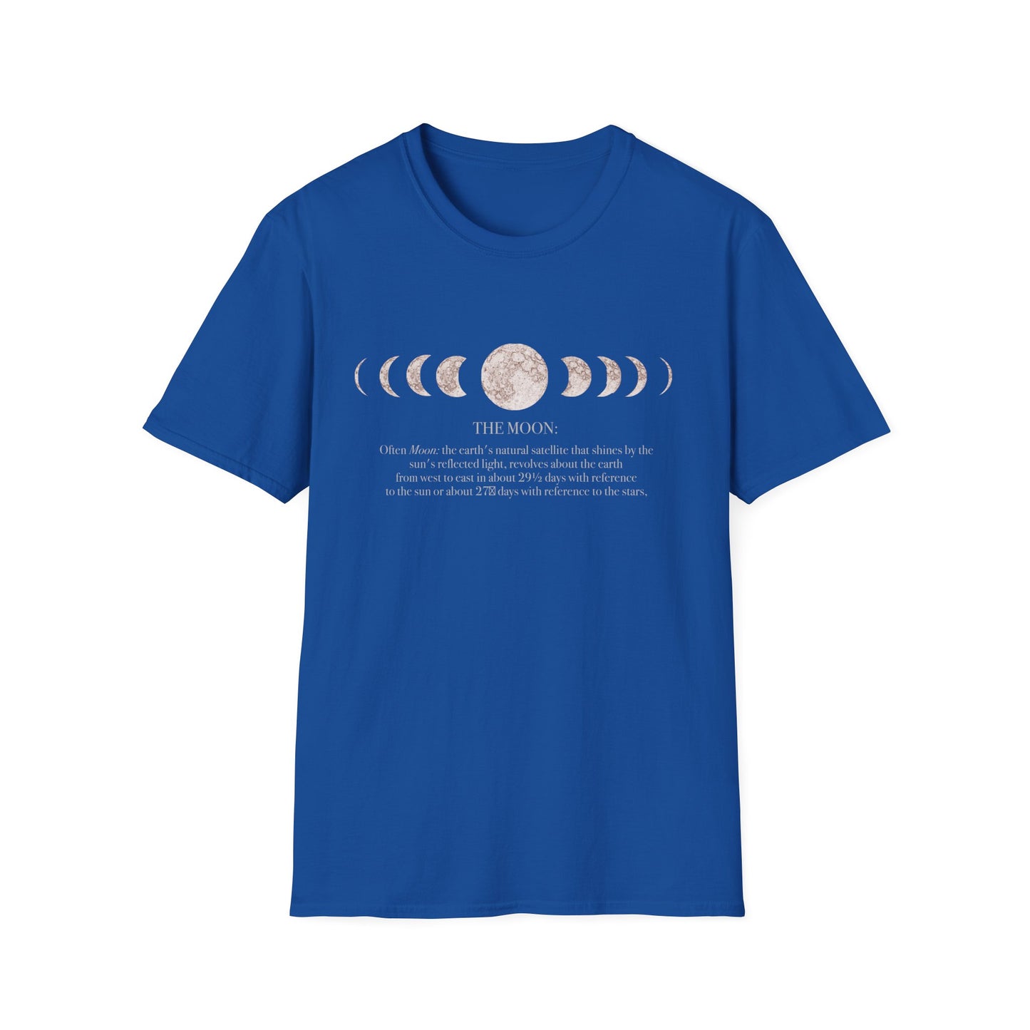 Moon Phases T-Shirt| Lunar Cycle, minimalist astrology design