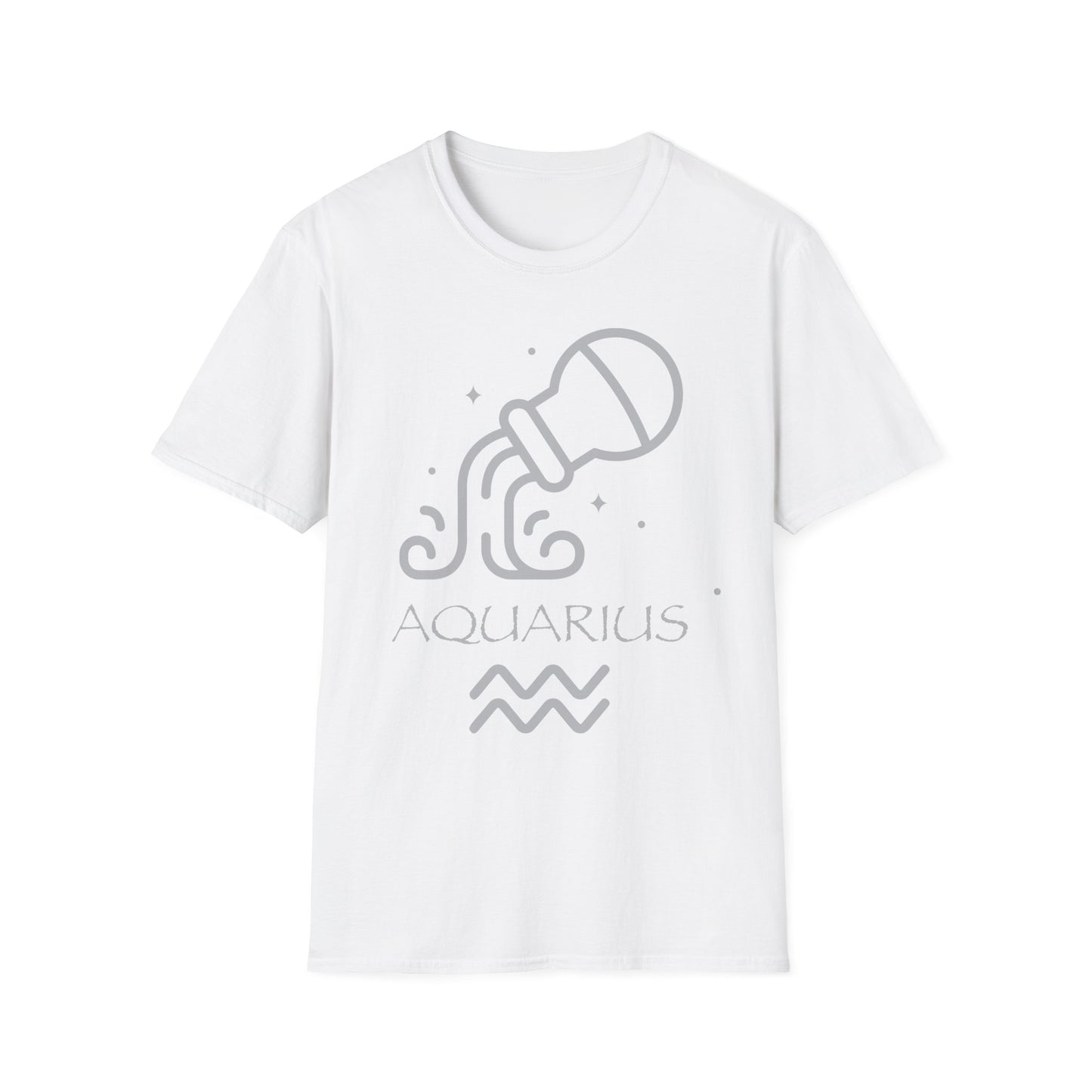 Aquarius Water Bearer Zodiac Symbol T-Shirt | Astrology