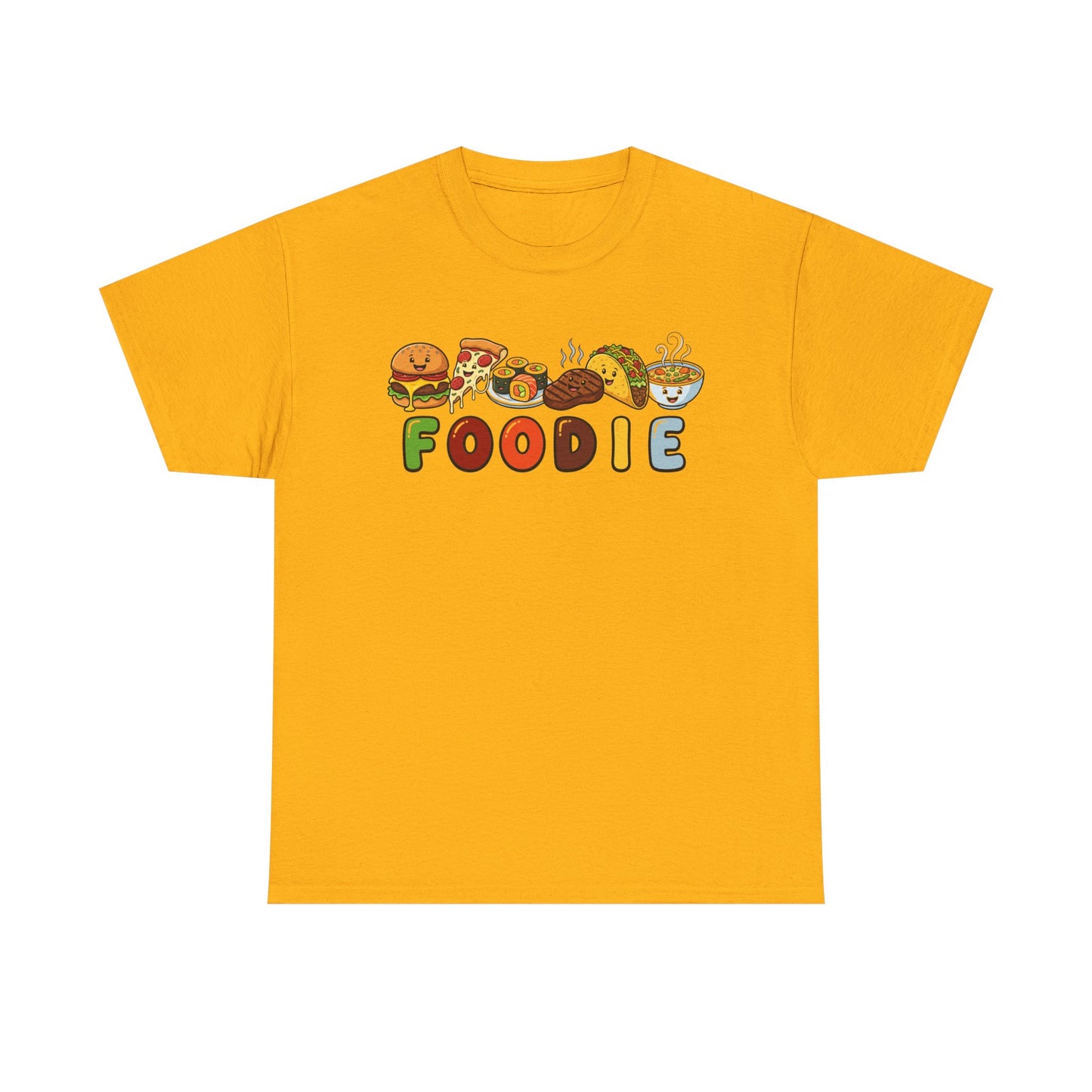 Foodie shirt | Food Lovers | Pizza, Burger, Sushi, Steak, Taco, Soup Tee