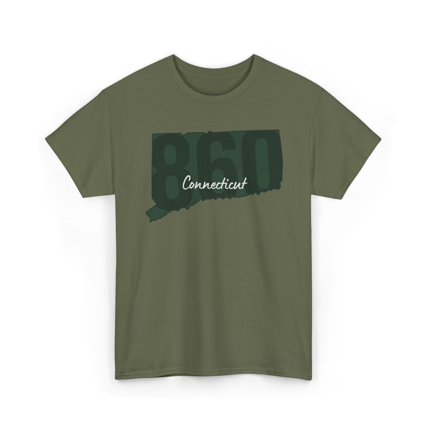 Connecticut Area Code 860 Tee | Graphic State CT T-shirt
