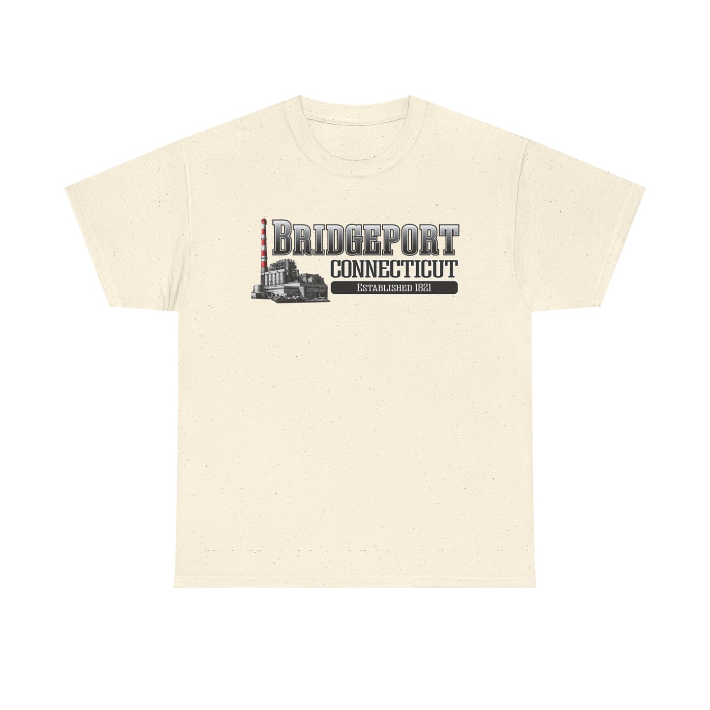 Bridgeport Connecticut Smokestack T-Shirt | Established 1821