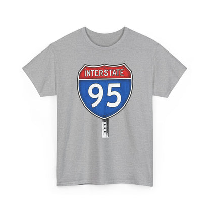 Interstate 95 Sign Tee | Vintage Urban Graphic I95 T-shirt