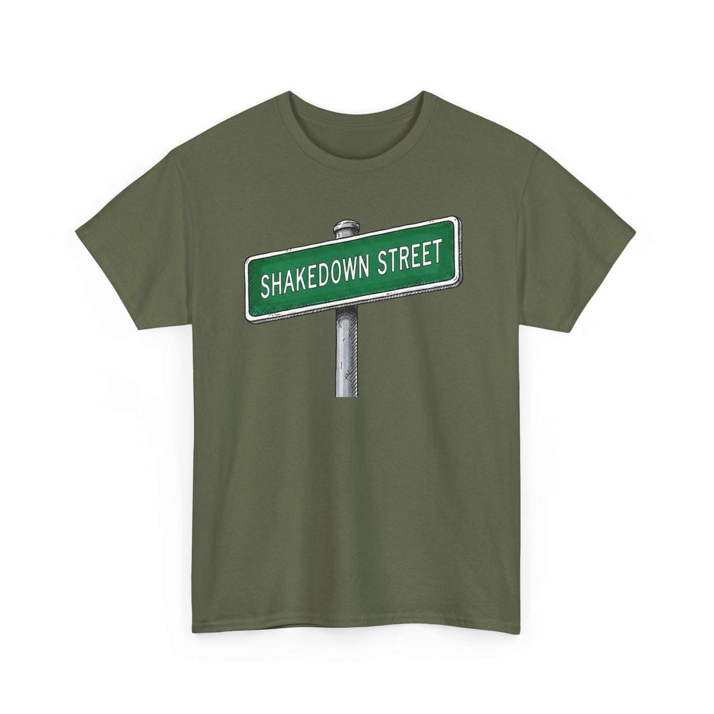 Shakedown Street Sign Tee | Vintage Urban Graphic Tee