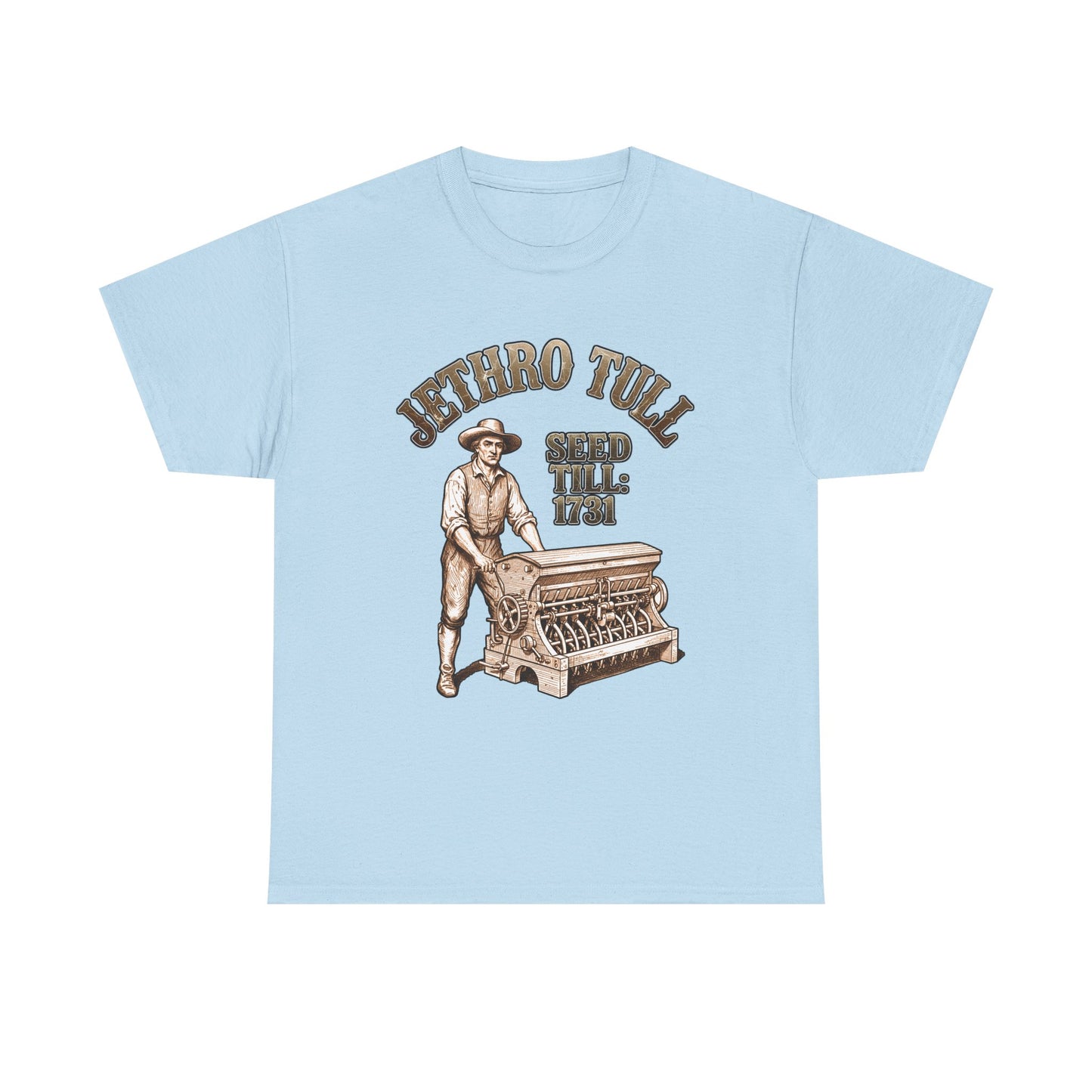Jethro Tull Vintage Band Tee | Man with Flax Scutching Machine T-Shirt