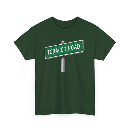 Tobacco Road Street Sign Tee | Vintage Urban Graphic Tee
