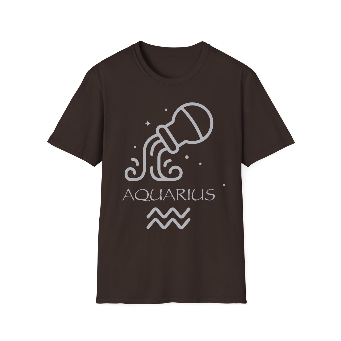 Aquarius Water Bearer Zodiac Symbol T-Shirt | Astrology