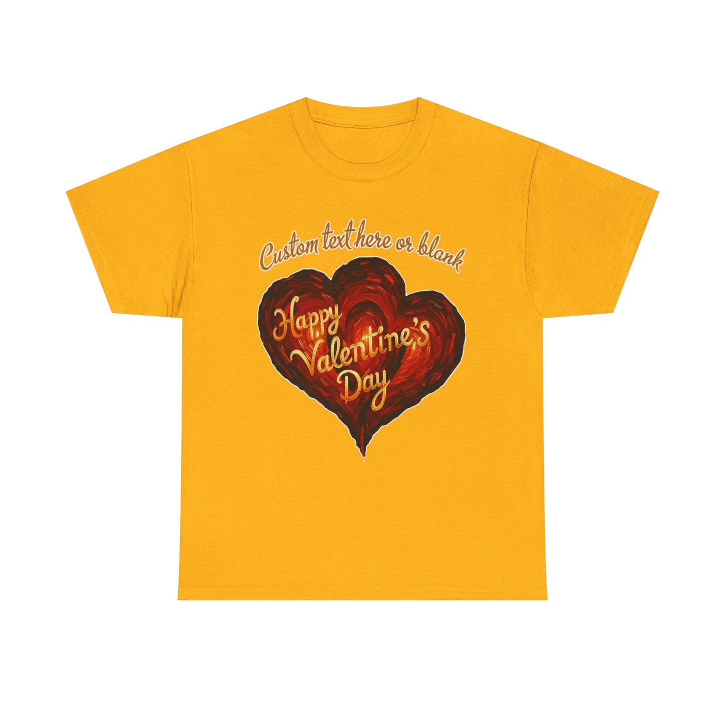 Valentines Day CUSTOMIZABLE | Van Gogh style heart | Personalized T-shirt