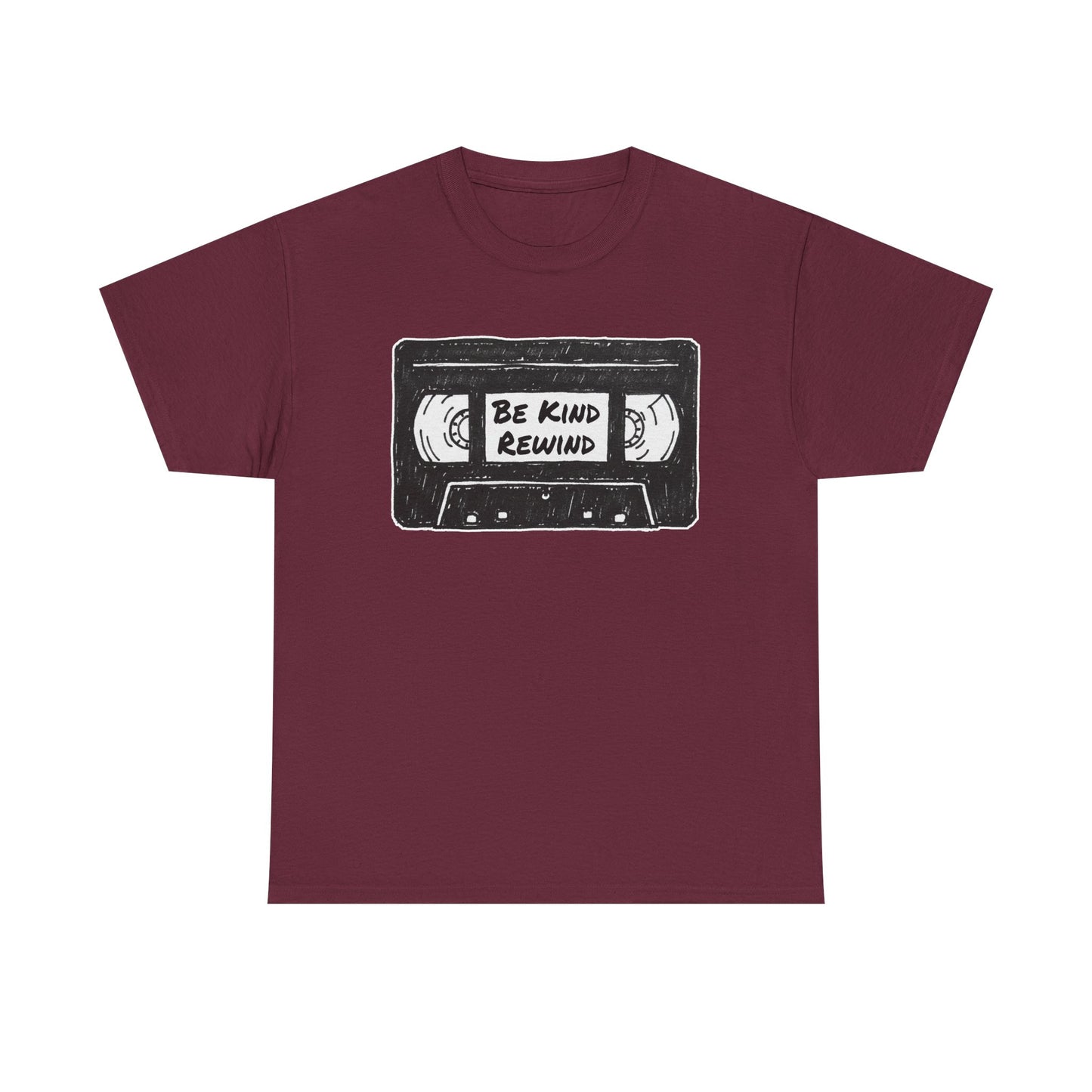 Be Kind Rewind VHS cassette tape T-Shirt | retro music tee