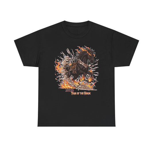 2026 Year of the Horse Tee | Chinese Zodiac Fire Horse Illustration