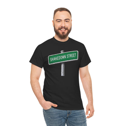Shakedown Street Sign Tee | Vintage Urban Graphic Tee