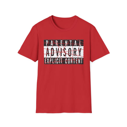 Parental Advisory Distressed Logo T-Shirt | Retro Censored Graphic