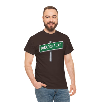 Tobacco Road Street Sign Tee | Vintage Urban Graphic Tee