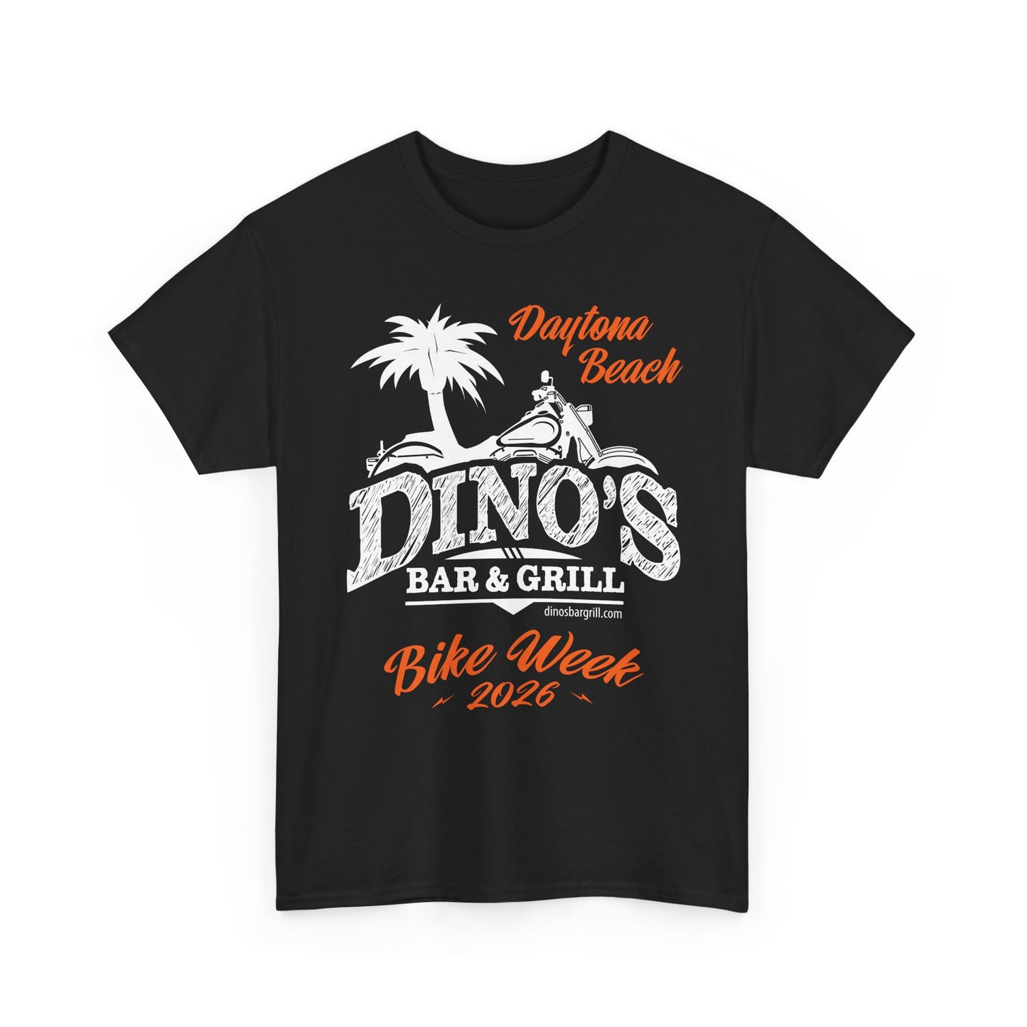 1-Sided Tee | Bike Week 2026 | Dino's Bar & Grill | Daytona Beach
