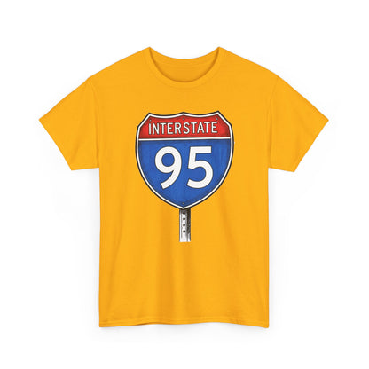 Interstate 95 Sign Tee | Vintage Urban Graphic I95 T-shirt