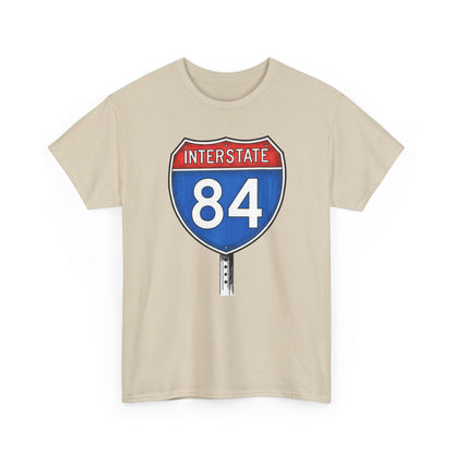 Interstate 84 Sign Tee | Vintage Urban Graphic I84 T-shirt