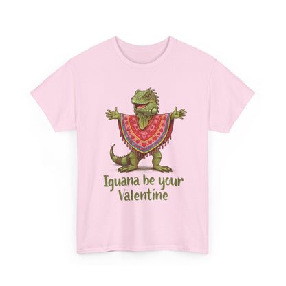 Valentines Day ! "Iguana be your Valentine" Tee | Happy Iguana in Heart Poncho | Valentines Gift