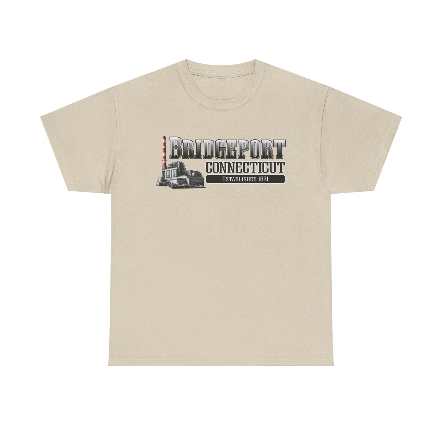 Bridgeport Connecticut Smokestack T-Shirt | Established 1821