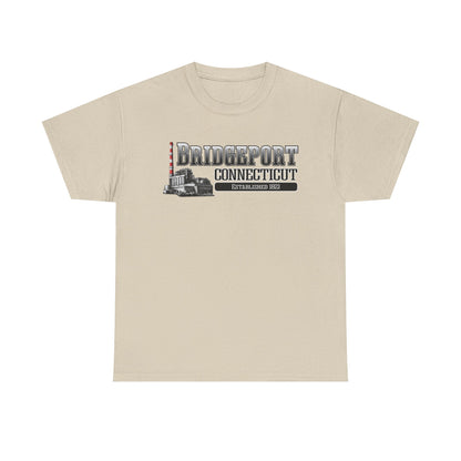 Bridgeport Connecticut Smokestack T-Shirt | Established 1821