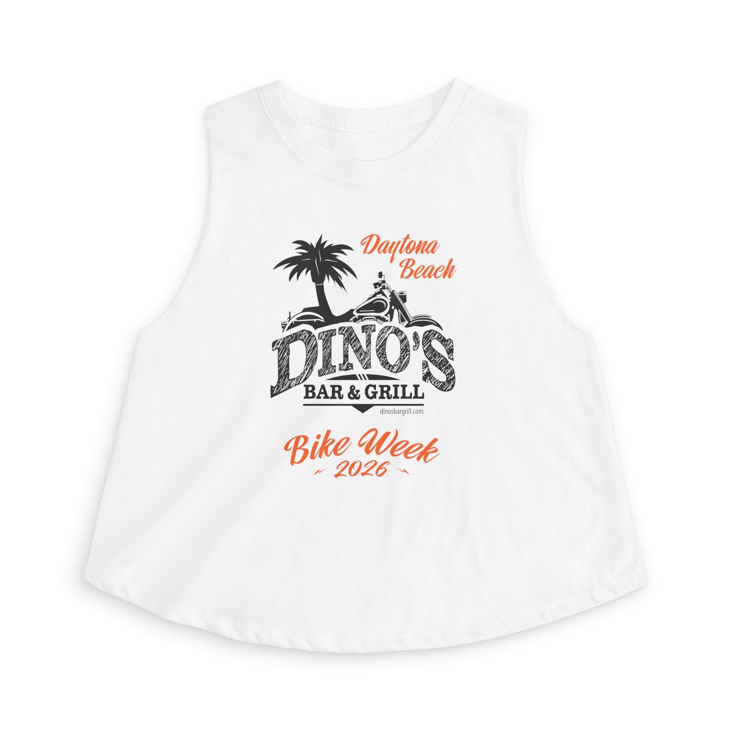 Women's Crop Top | Bike Week 2026 | Dino's Bar & Grill | Daytona Beach
