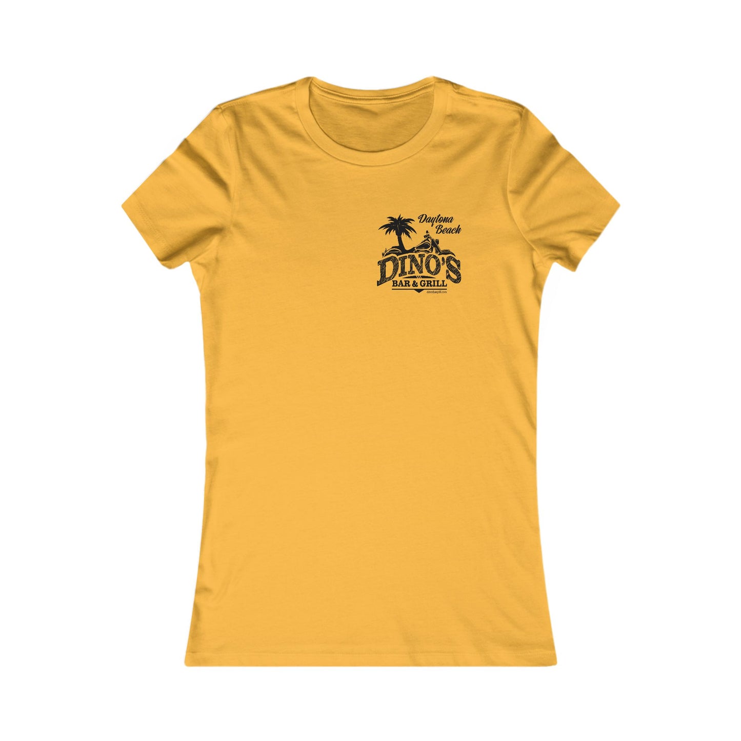 2 Sided Women's Tee | Dino's Bar & Grill | Daytona Beach