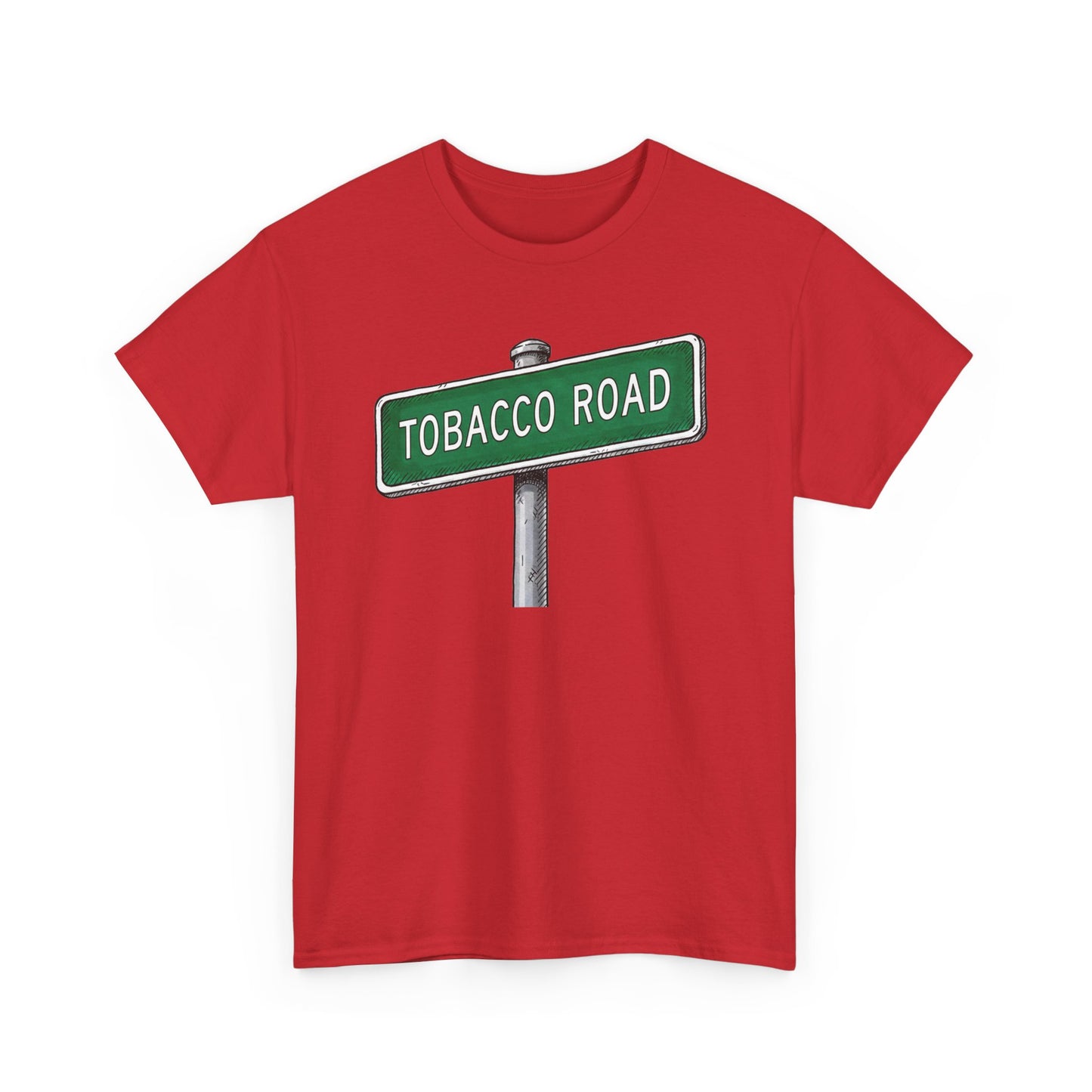 Tobacco Road Street Sign Tee | Vintage Urban Graphic Tee