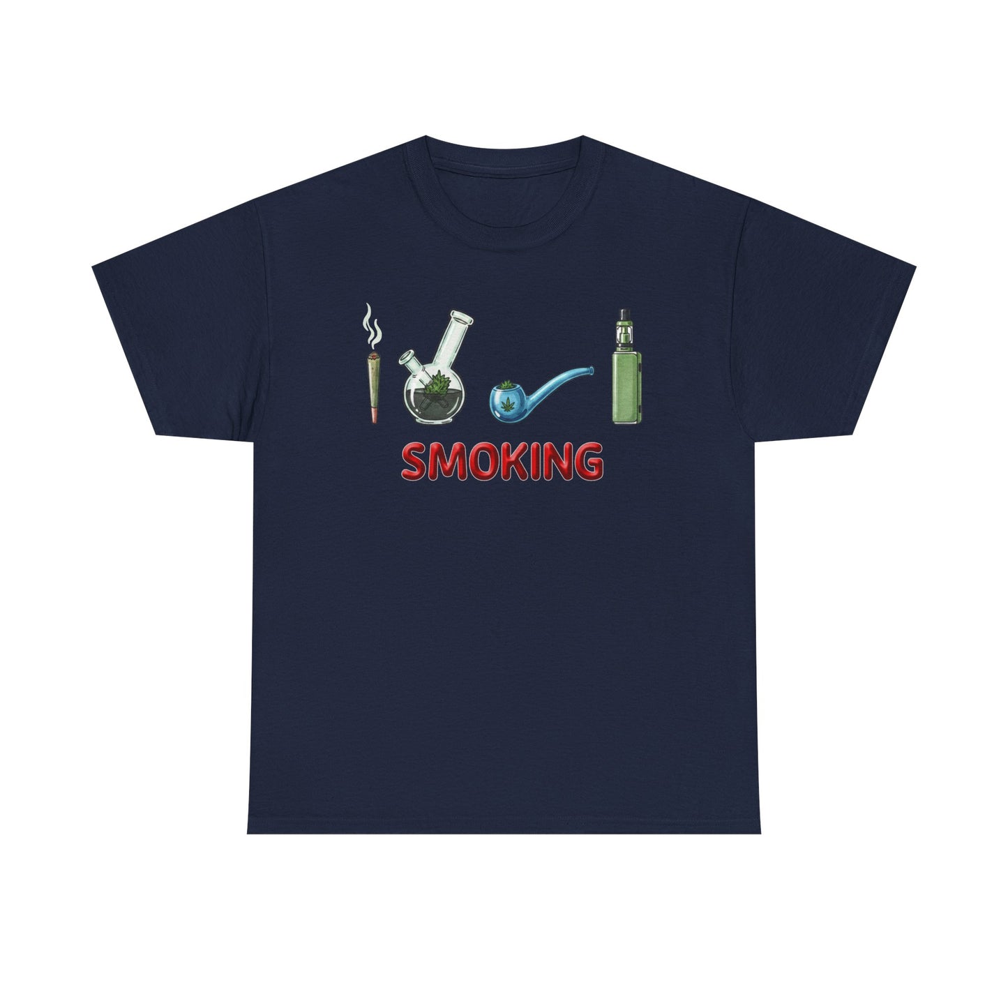 Smoking Paraphernalia Tee | Joint, Bong, Pipe, Vape Illustration