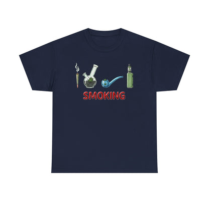 Smoking Paraphernalia Tee | Joint, Bong, Pipe, Vape Illustration