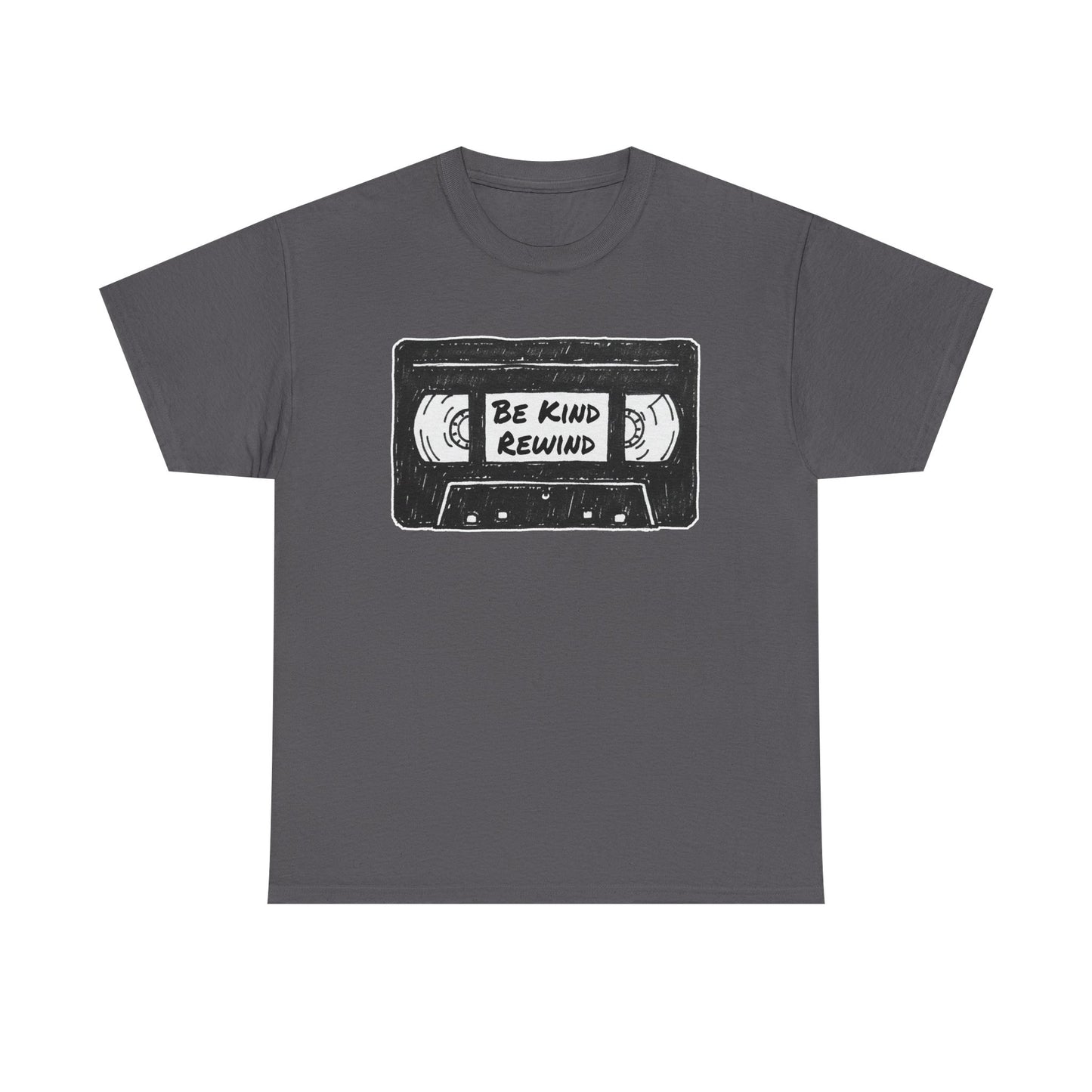 Be Kind Rewind VHS cassette tape T-Shirt | retro music tee