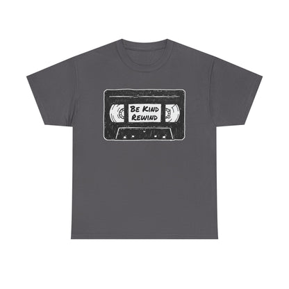Be Kind Rewind VHS cassette tape T-Shirt | retro music tee