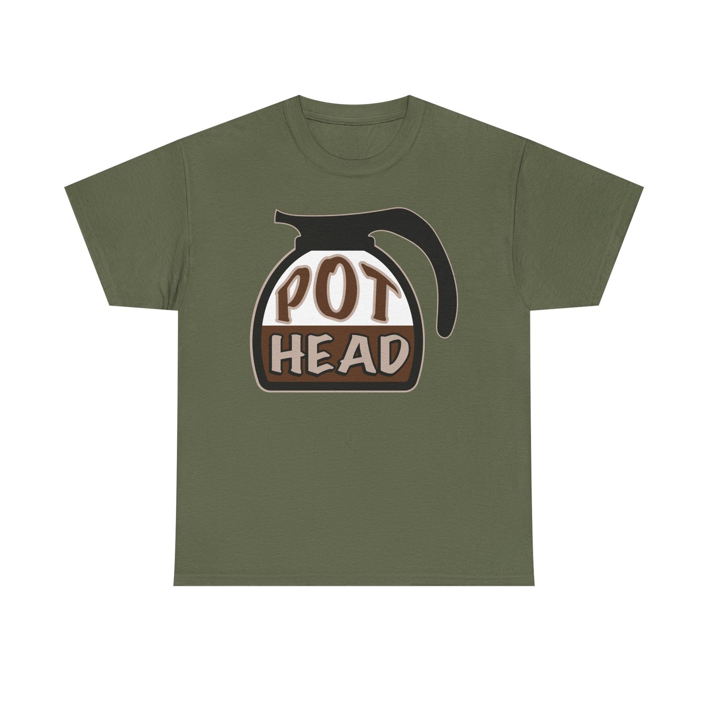 Pot Head Coffee Carafe Tee | Funny Coffee Shirt