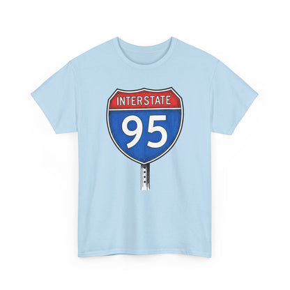 Interstate 95 Sign Tee | Vintage Urban Graphic I95 T-shirt