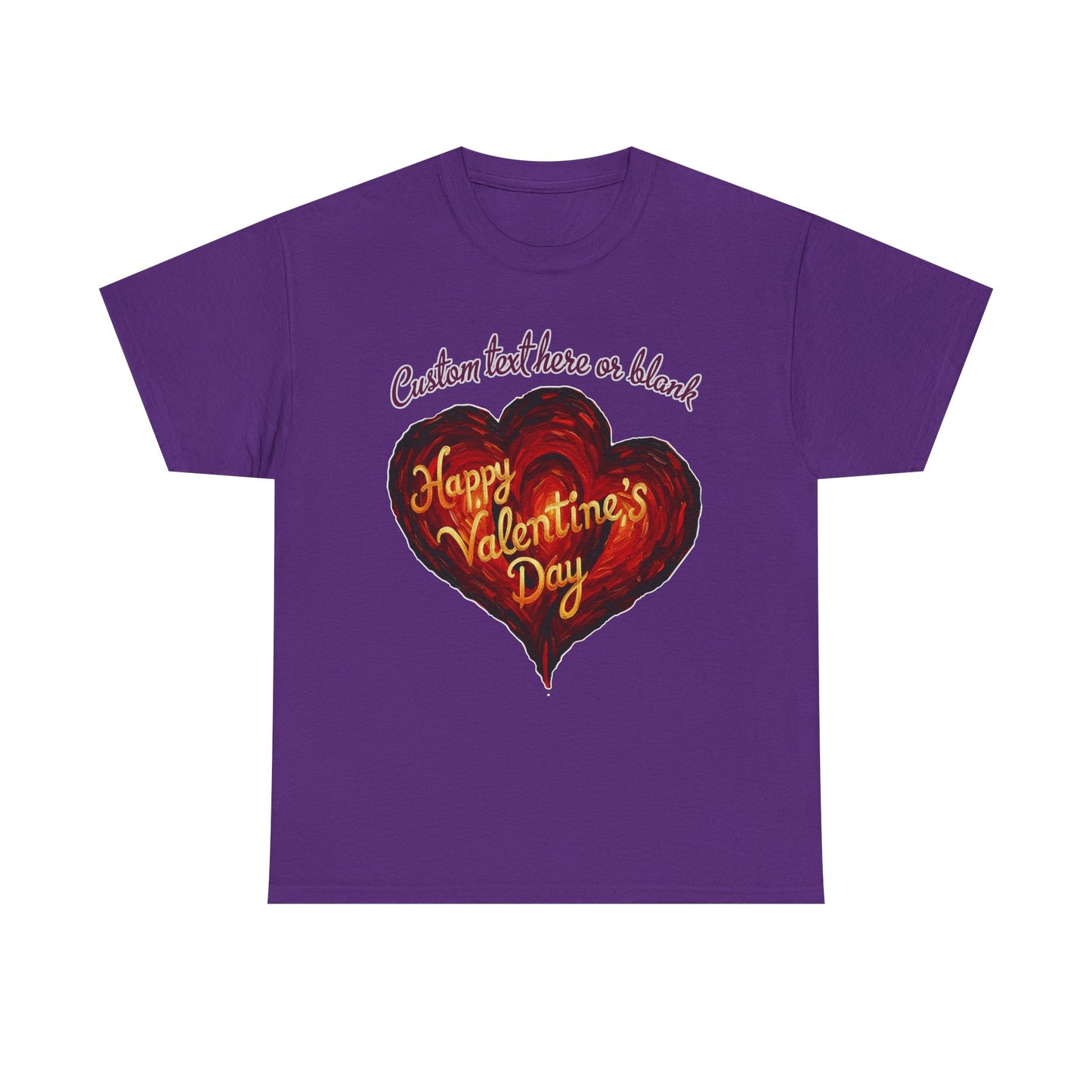 Valentines Day CUSTOMIZABLE | Van Gogh style heart | Personalized T-shirt