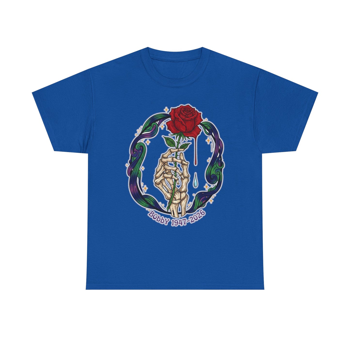 Bobby Weir T-Shirt Crying Rose | Bobby 1947-2026 | Memorial Graphic Tee