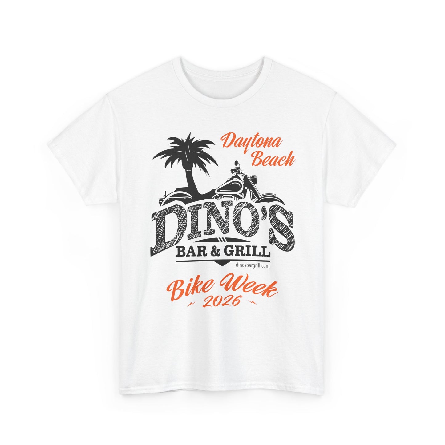 1-Sided Tee | Bike Week 2026 | Dino's Bar & Grill | Daytona Beach