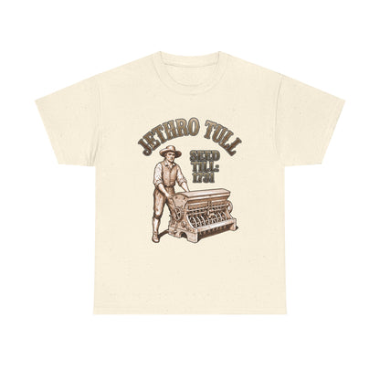 Jethro Tull Vintage Band Tee | Man with Flax Scutching Machine T-Shirt