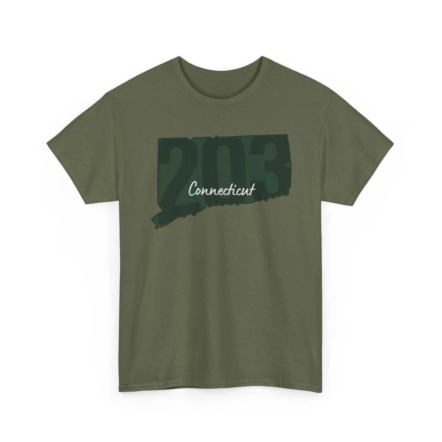 Connecticut Area Code 203 Tee | Graphic State CT T-shirt