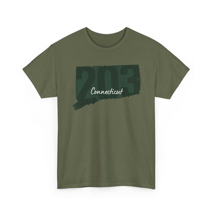 Connecticut Area Code 203 Tee | Graphic State CT T-shirt