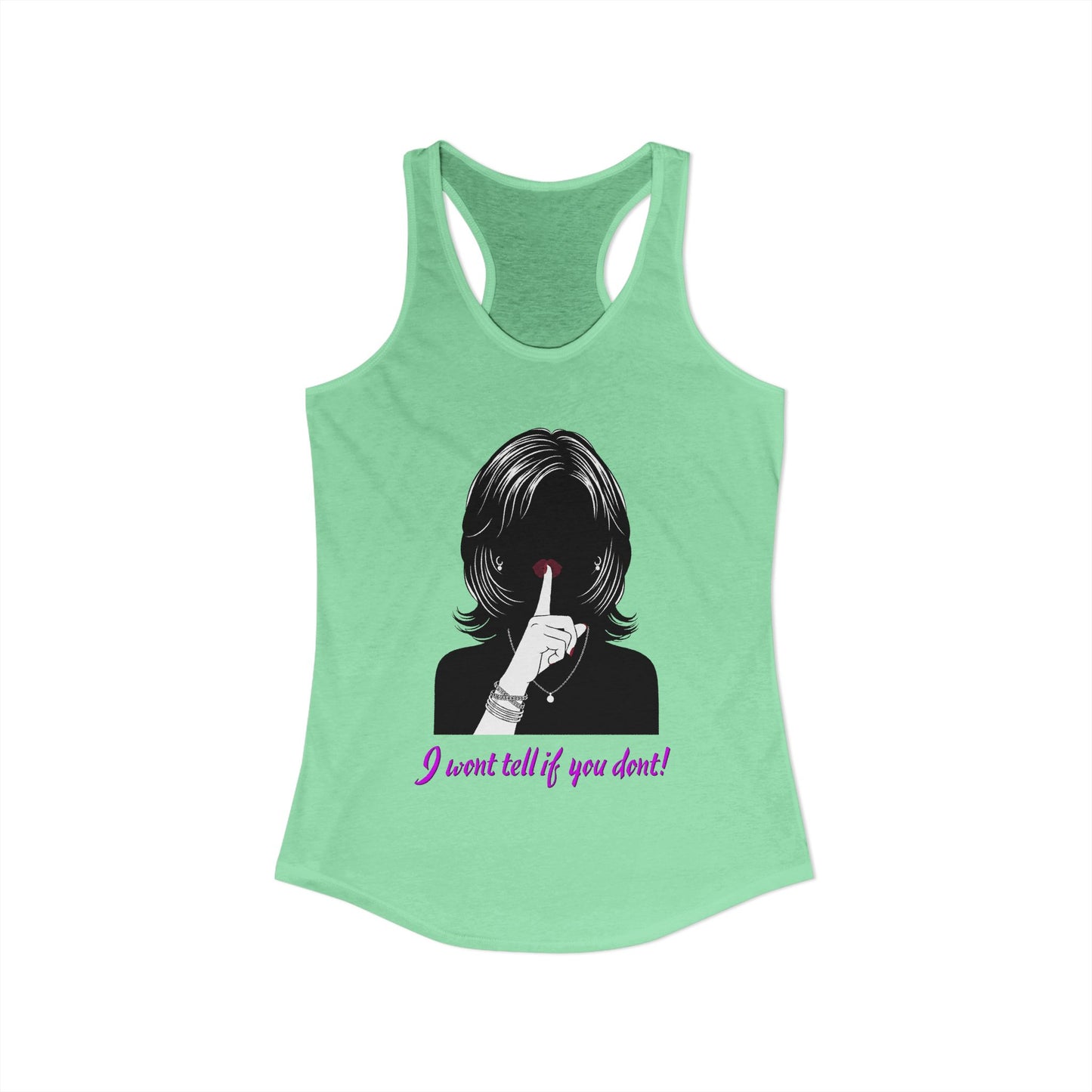 I Wont Tell if You Don't | Trans Crossdresser Tank Top | LGBTQ