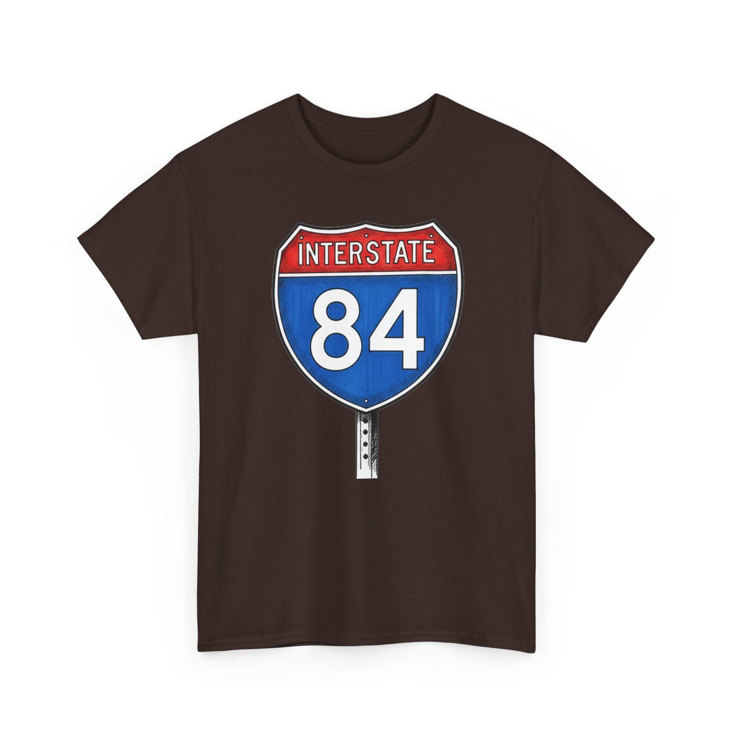 Interstate 84 Sign Tee | Vintage Urban Graphic I84 T-shirt