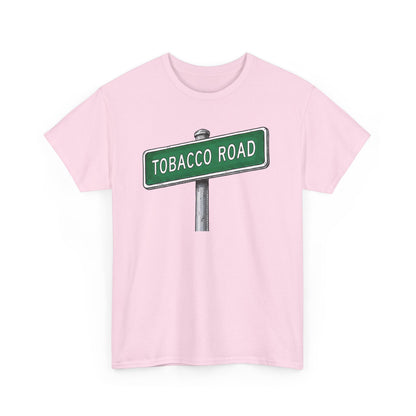 Tobacco Road Street Sign Tee | Vintage Urban Graphic Tee