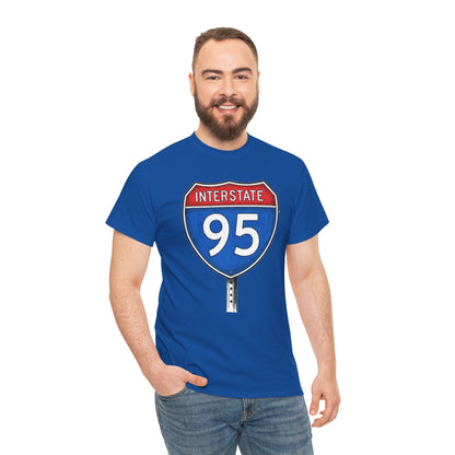 Interstate 95 Sign Tee | Vintage Urban Graphic I95 T-shirt