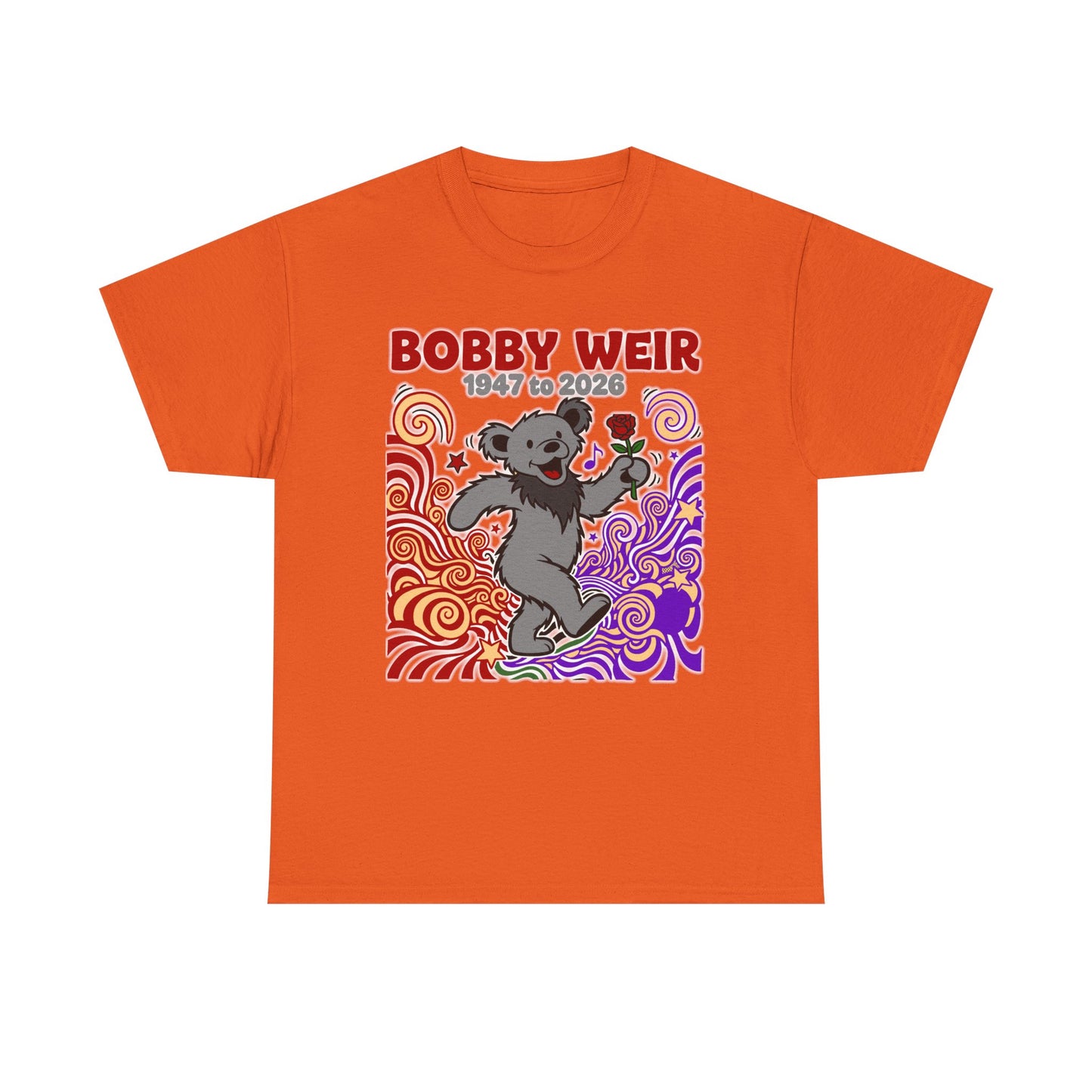 Bobby Weir Dead Bear T-Shirt | 1947-2026 Memorial Graphic Tee