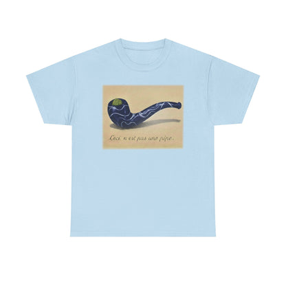 This is not a pipe, in the style of "La Trahison des Images" Marijuana T-Shirt | Ceci n'est pas une pipe art print