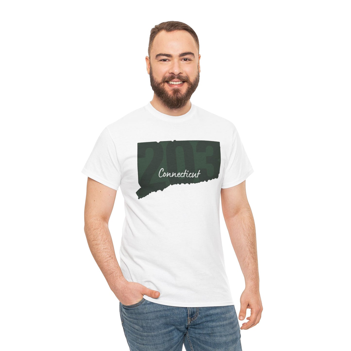 Connecticut Area Code 203 Tee | Graphic State CT T-shirt